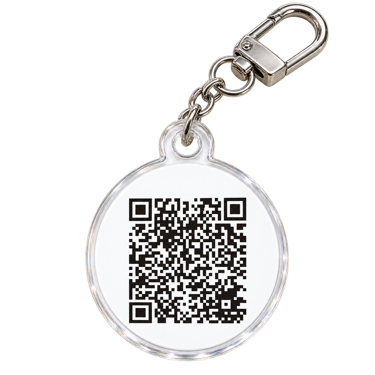 QR 키링 예시